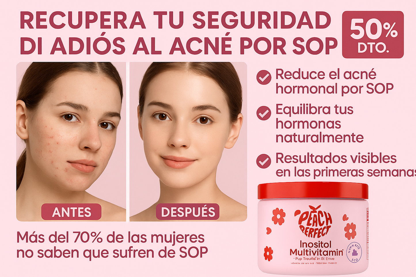 PEACH PERFECT MULTIVITAMINICO INOSITOL